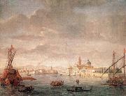 WITTEL, Caspar Andriaans van The Island of San Michele, Looking toward Murano oil painting